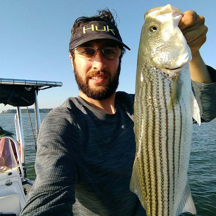 Fishing Report - Light Tackle Trolling for Striped Bass (w/Pic)